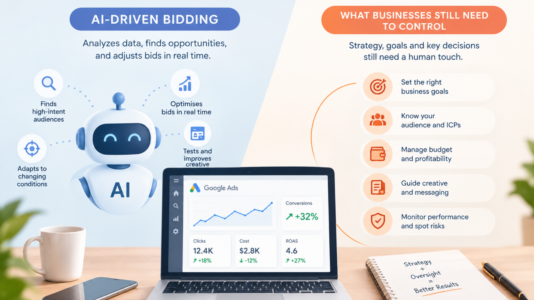 AI in PPC: What Businesses Still Need to Control as Automation Grows
